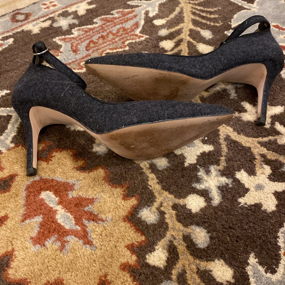 Ann Taylor Wool Ankle-strap heel - Picture 5 of 5